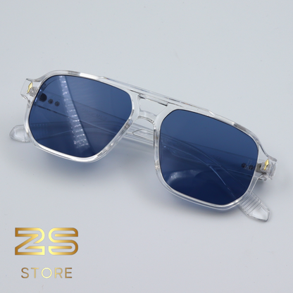 JACQUES MARIE MAGE - W6061 bleu foncé Transparent