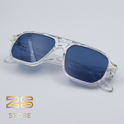 JACQUES MARIE MAGE - W6061 bleu foncé Transparent