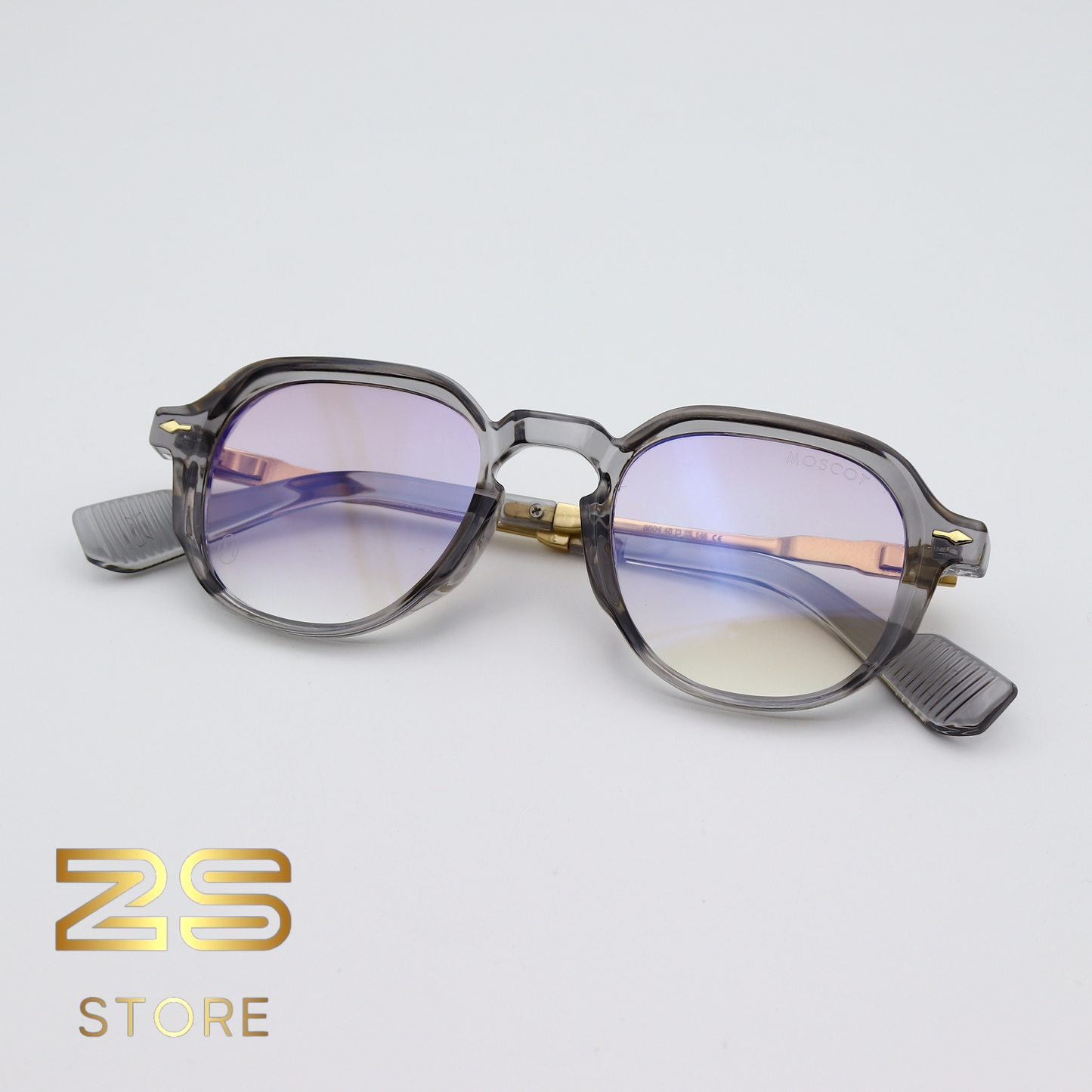 MOSCOT - 8504 Gris Reflet Bleu