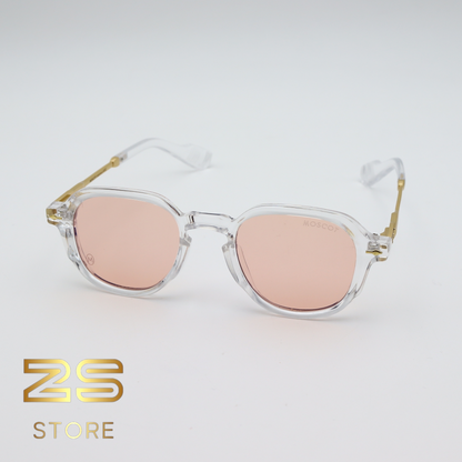 MOSCOT - 8504 Transparent Reflet Rosé