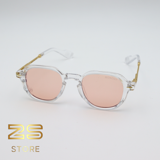 MOSCOT - 8504 Transparent Reflet Rosé