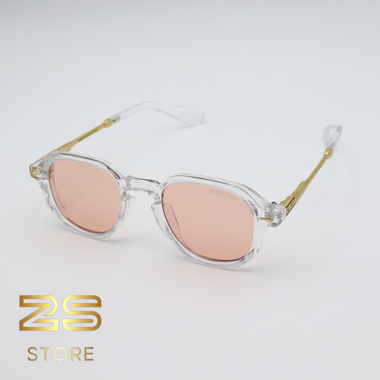 MOSCOT - 8504 Transparent Reflet Rosé