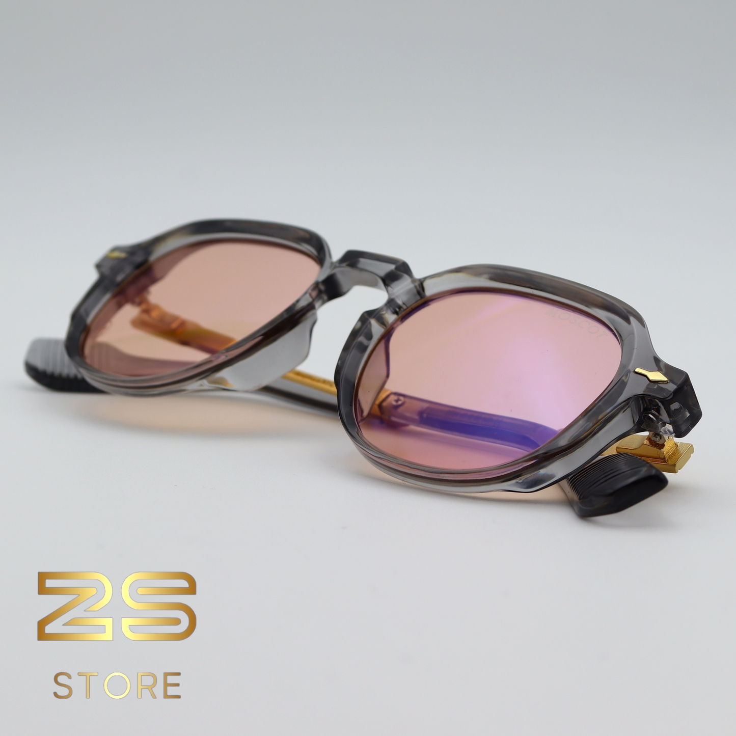 MOSCOT - 8504 Gris Reflet Rosé